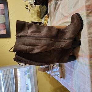 Brown Knee-High Boots